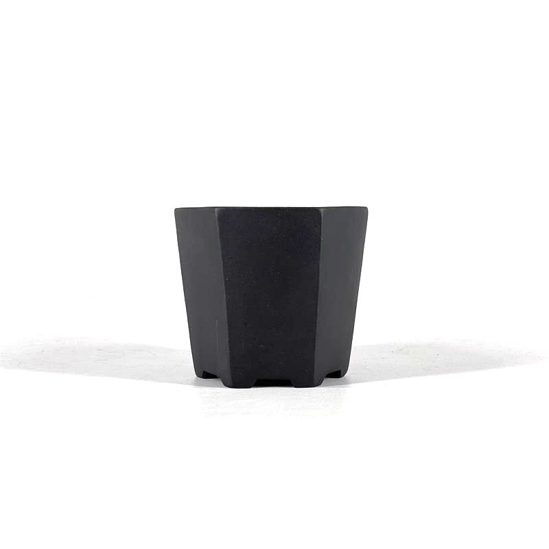 Tiesto hexagonal 9,7 cm Yixing sin esmaltar BG91