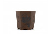 Tiesto hexagonal 8,4 cm Yixing sin esmaltar BG107