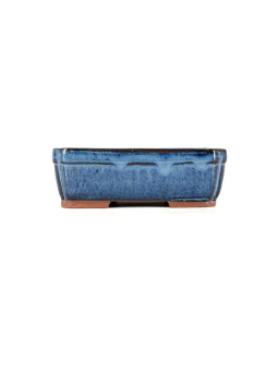 Tiesto rectangular 19 cm azul BG210/2