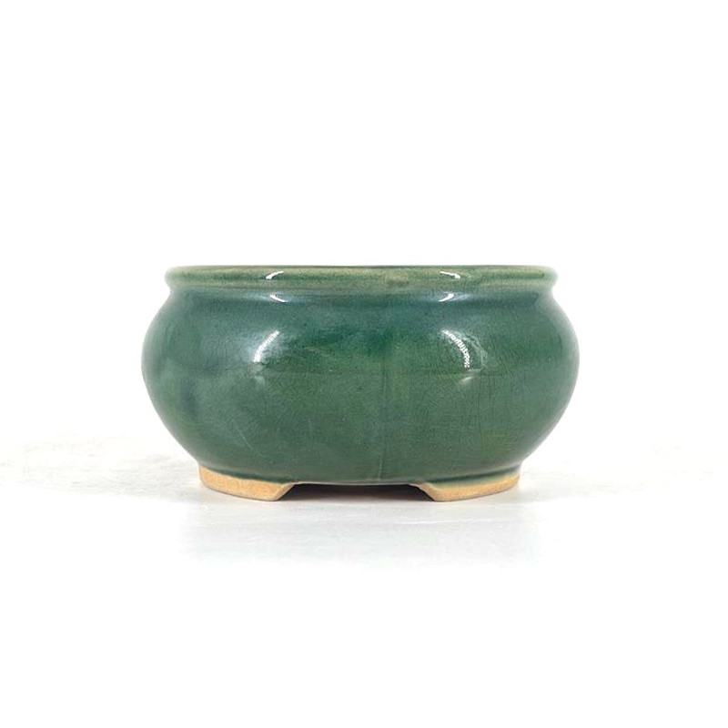 Tiesto redondo 14,5 cm verde BG248/3