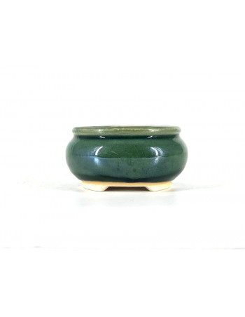 Tiesto redondo 11 cm verde BG248/2