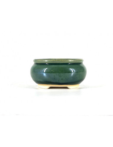 Tiesto redondo 11 cm verde BG248/2