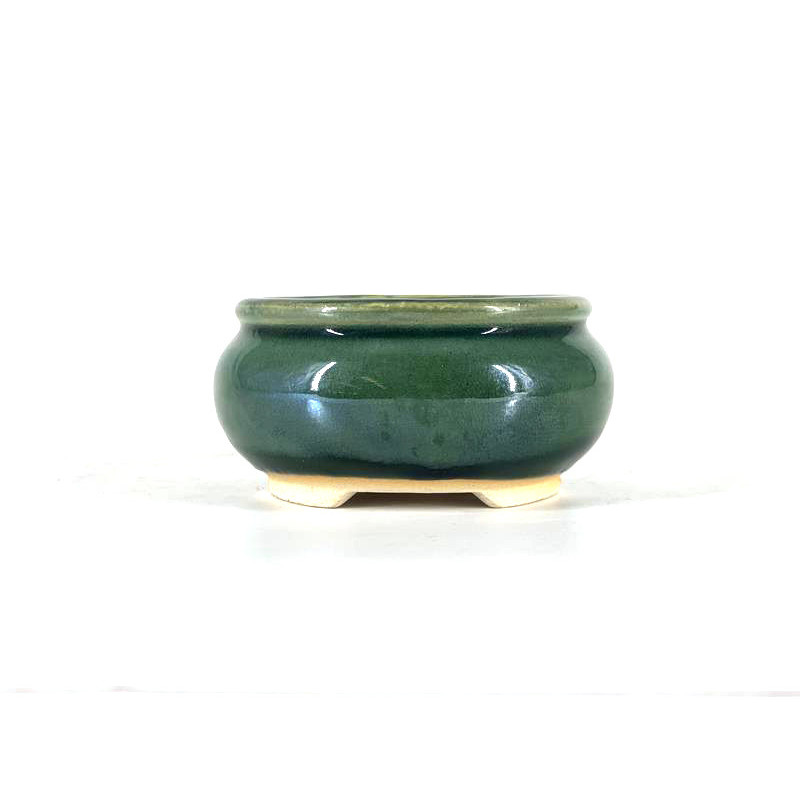 Tiesto redondo 11 cm verde BG248/2