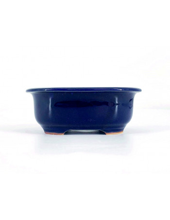 Tiesto Ovalado 15,5 cm Checo - Azul Oscuro 19519