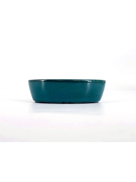 Tiesto Ovalado 15 cm Checo - Verde oscuro 19466 Tiesto Ovalado 15 cm Checo - Verde oscuro 19466