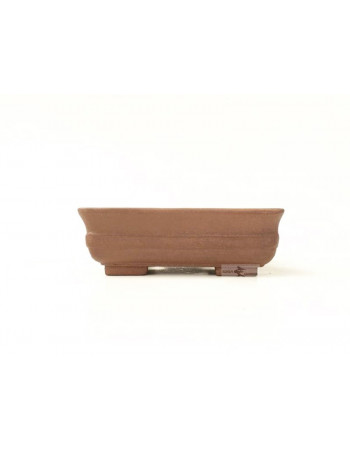 Tiesto rectangular 16 cm Yixing sin esmaltar 13275/2 para bonsai