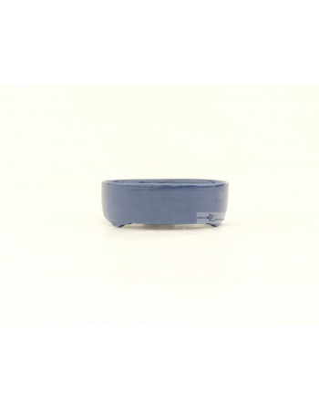 Tiesto redondo 11.5 cm azul Seto 14408 para bonsai