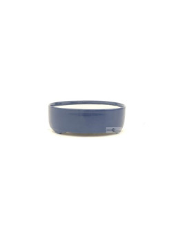 Tiesto redondo 11.5 cm azul Seto 14408 para bonsai