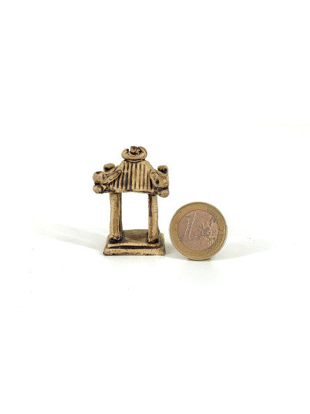 Figura Linterna 4 cm marrón F28B