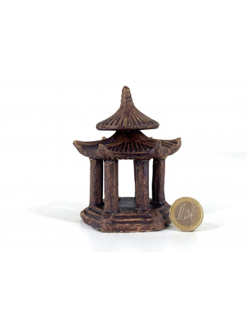 Figura Pagoda 11 cm Marrón F17C