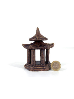 Figura Pagoda 11 cm Marrón F17C