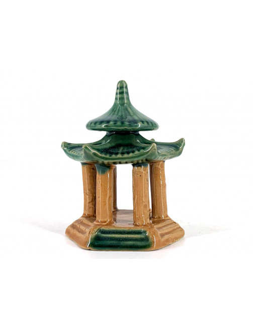 Figura Pagoda 11 cm Verde  F17A