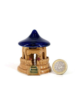 Figura Pagoda 7 cm Azul F32A