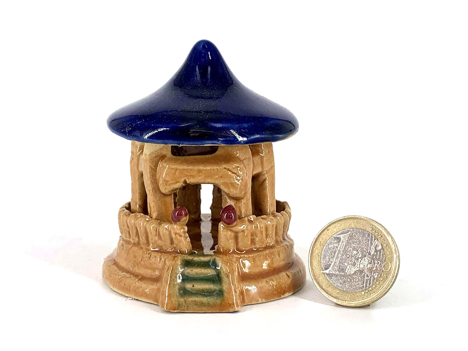 Figura Pagoda 7 cm Azul F32A