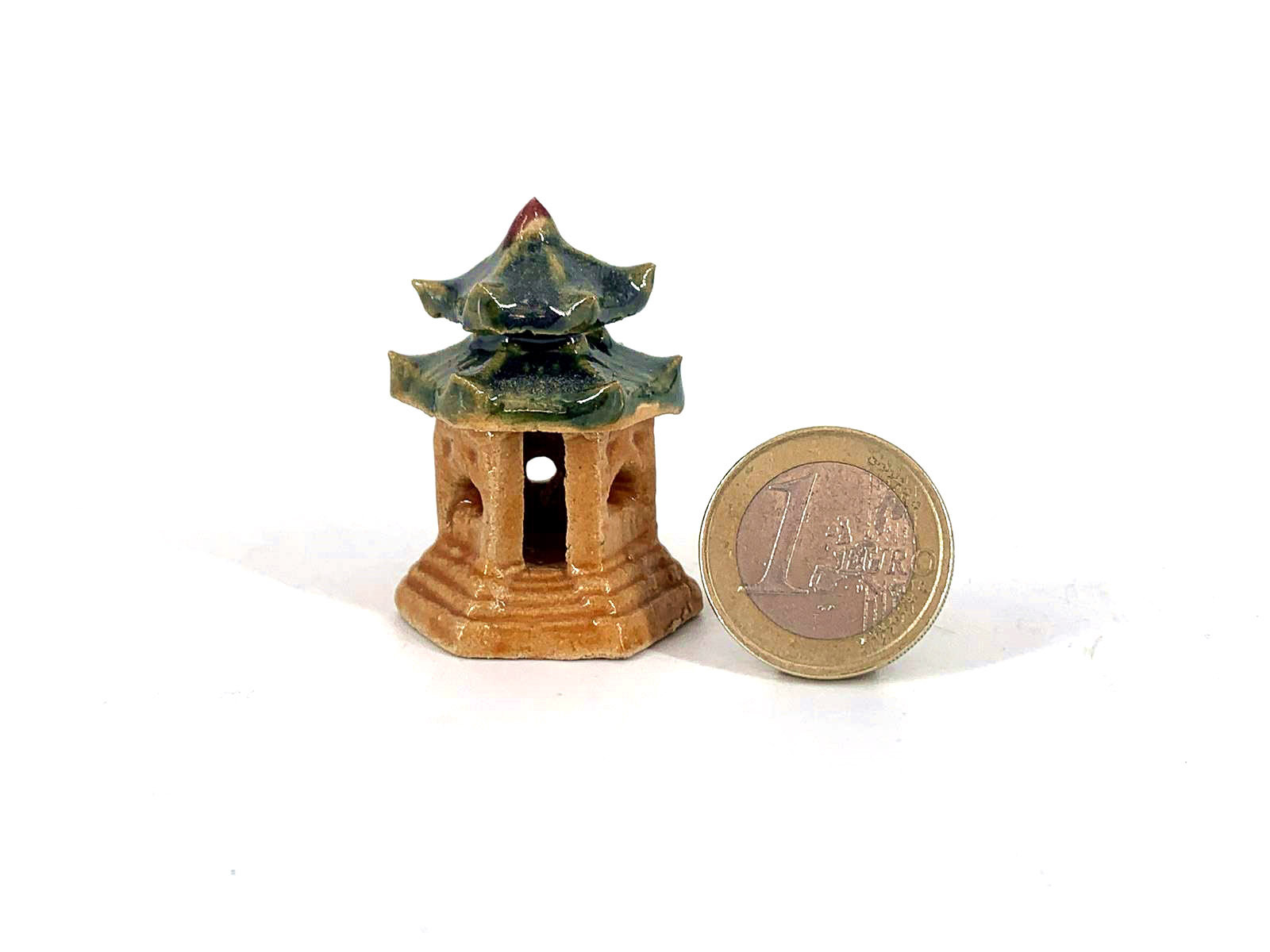 Figura Pagoda 4.5 cm verde F15/3