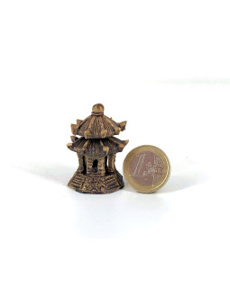 Figura Pagoda 4.5 cm Marrón F15/1