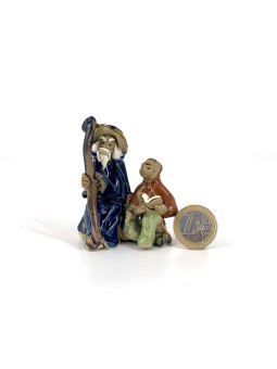 Figura Anciano y niño 6.5 cm F25/1