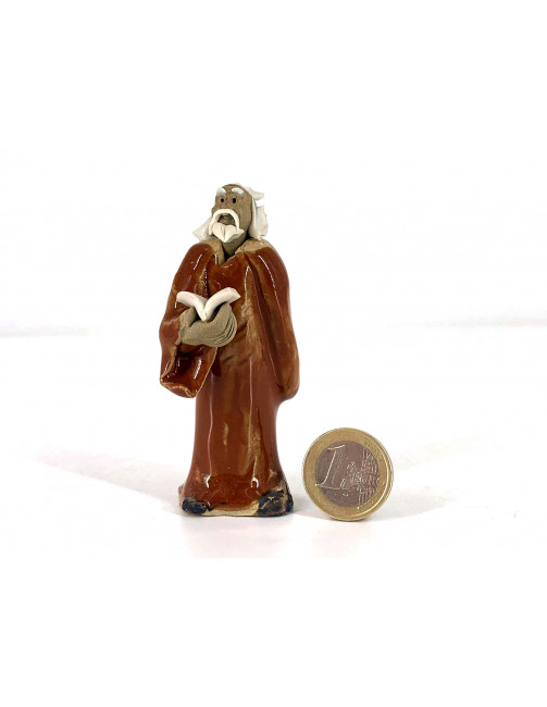 Figura Anciano 8.5 cm Marrón F4/1B