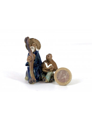 Figura Anciano y niño 5.5 cm F25/2