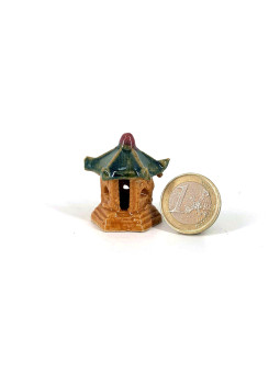 Figura Pagoda 3.5 cm verde F15/4