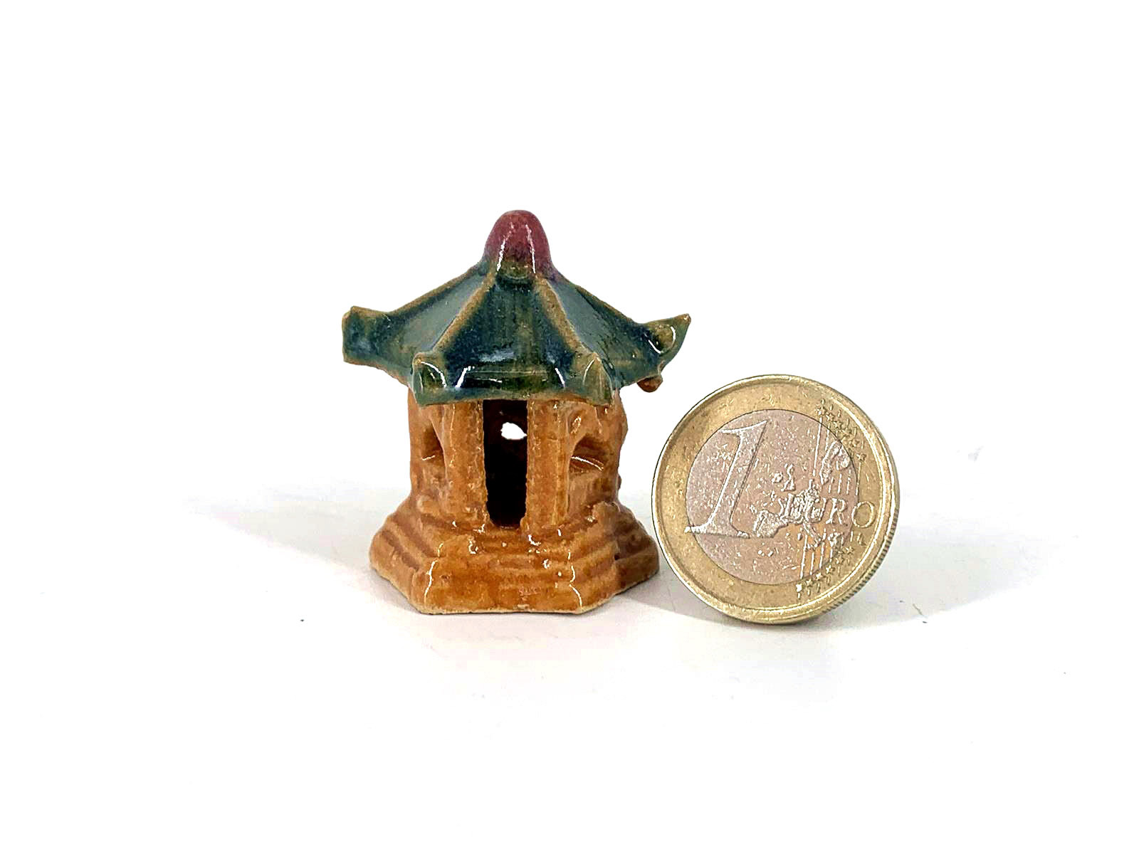 Figura Pagoda 3.5 cm verde F15/4