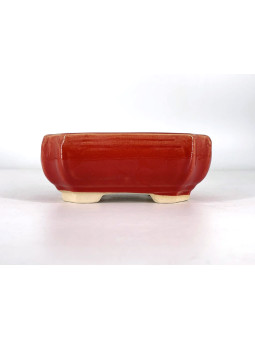 Tiesto rectangular 16 cm rojo CA33/3R