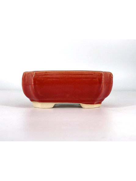 Tiesto rectangular 16 cm rojo CA33/3R
