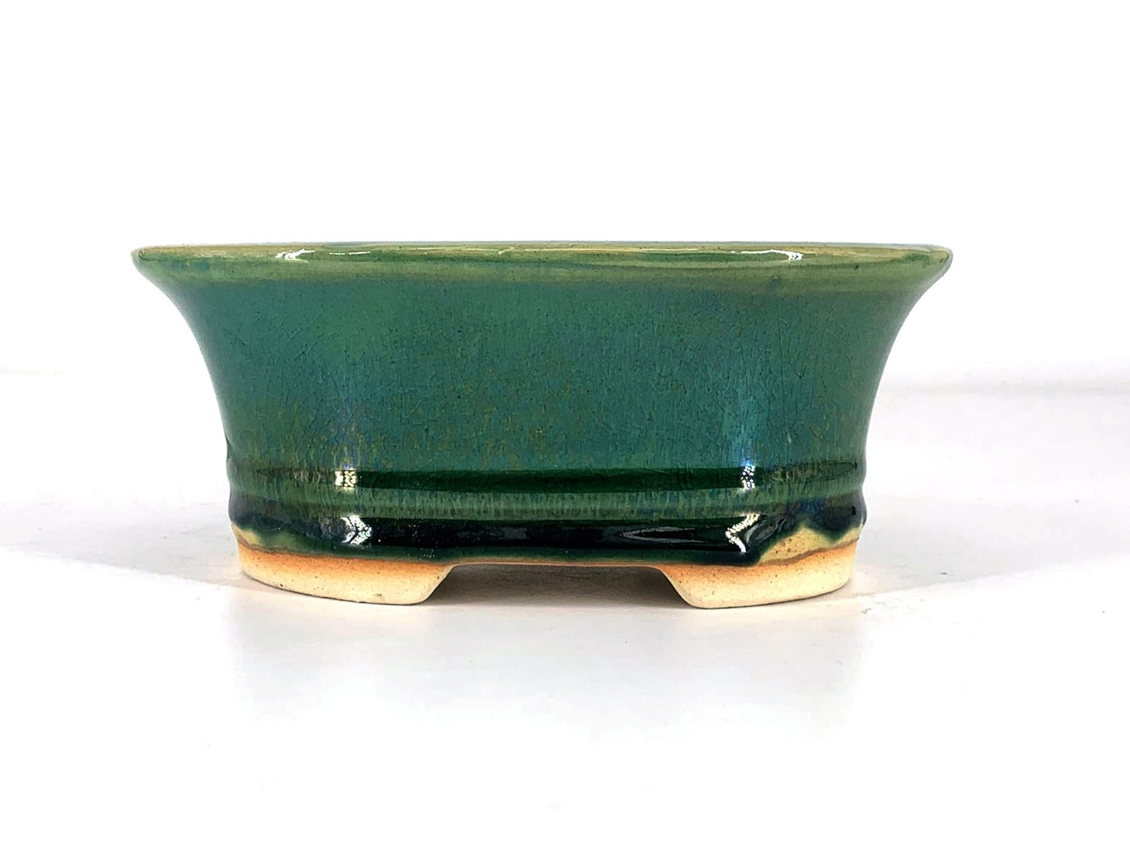 Tiesto ovalado 20 cm verde CA30/2V