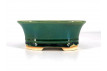 Tiesto ovalado 20 cm verde CA30/2V