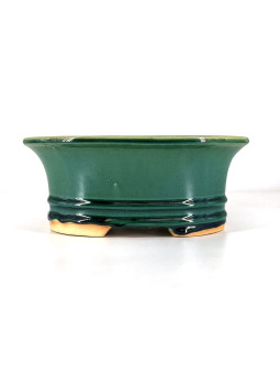 Tiesto ovalado 25 cm verde CA30/1V
