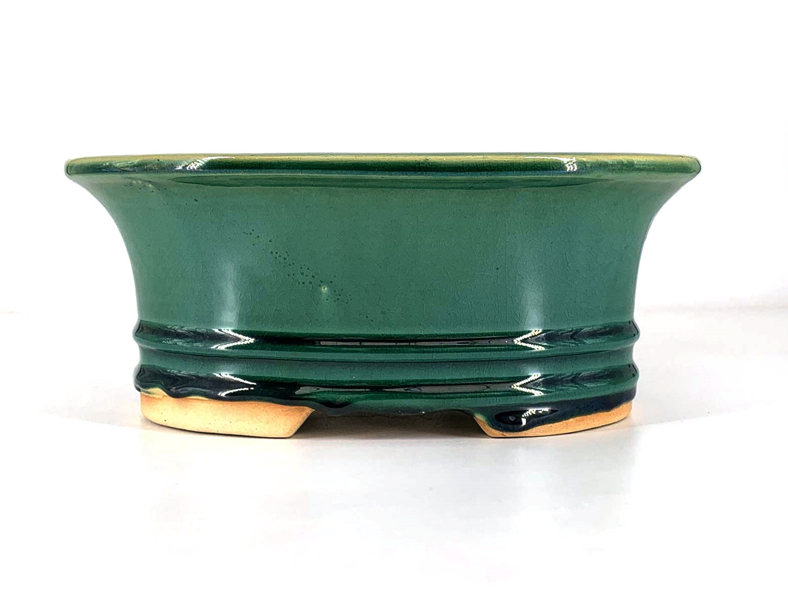 Tiesto ovalado 25 cm verde CA30/1V