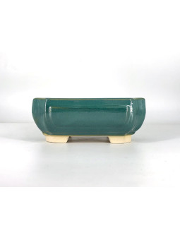 Tiesto rectangular 22 cm verde agua CA33/2VA