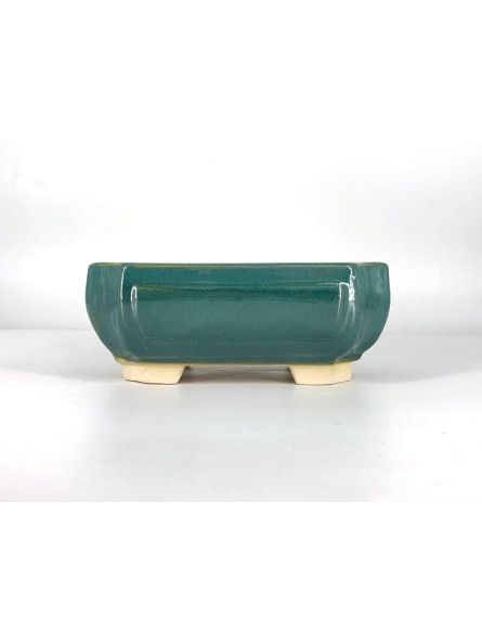 Tiesto rectangular 22 cm verde agua CA33/2VA