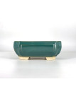 Tiesto rectangular 22 cm verde agua CA33/2VA