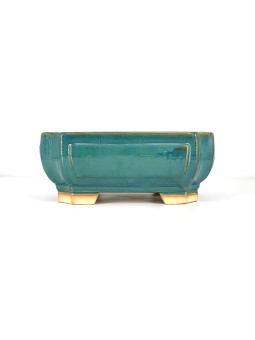 Tiesto rectangular 27 cm verde agua CA33/1VA