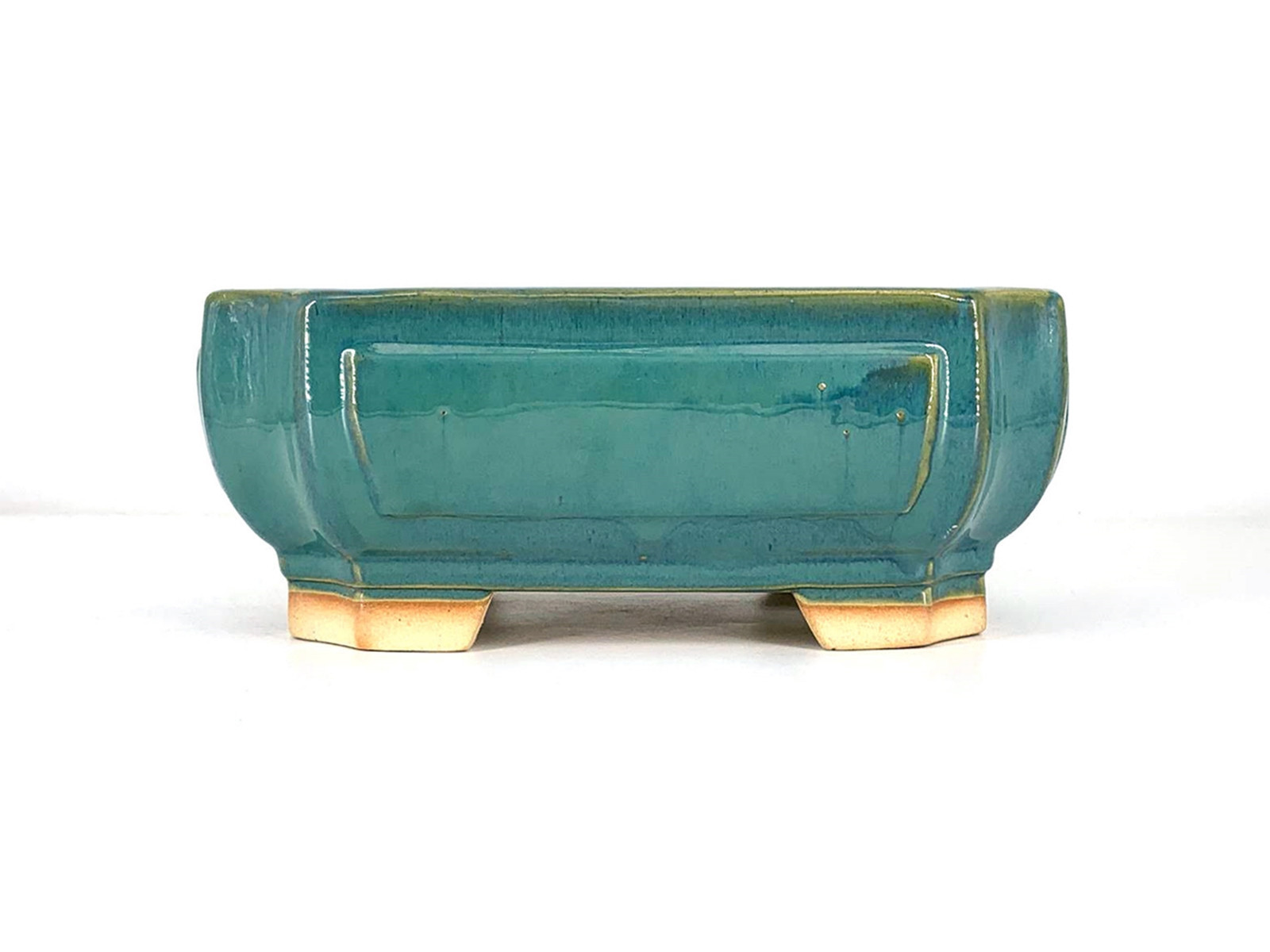 Tiesto rectangular 27 cm verde agua CA33/1VA