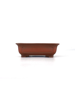 Tiesto rectangular 17.5 cm CD16 Yixing sin esmaltar