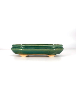 Tiesto ovalado 24,5 cm verde CA2V