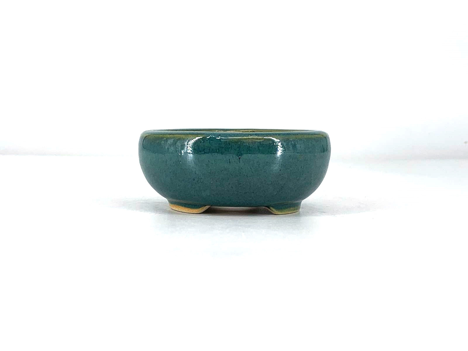 Tiesto redondo 9 cm verde agua CA24/3VA