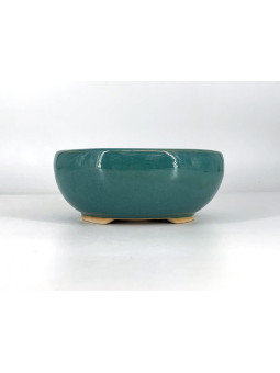 Tiesto redondo 17 cm verde agua CA24/1VA