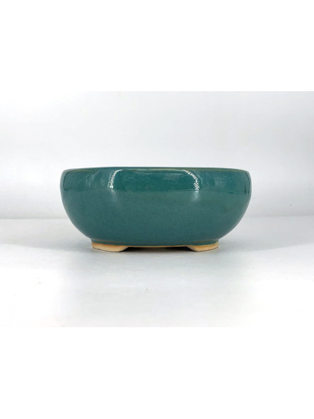 Tiesto redondo 17 cm verde agua CA24/1VA