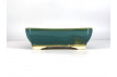 Tiesto rectangular 21.5 cm  verde CA34/2VB
