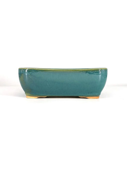 Tiesto rectangular 27 cm verde CA34/1Vb