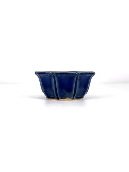 Tiesto hexagonal 17 cm azul CA22/1A