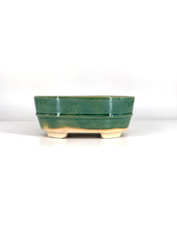Tiesto ovalado 21.5 cm verde CA31/2
