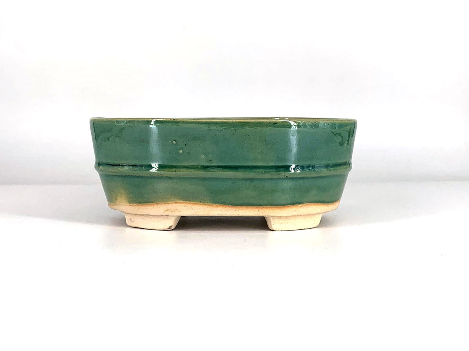 Tiesto ovalado 21.5 cm verde CA31/2