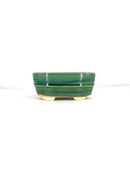Tiesto ovalado 16 cm verde CA31/3