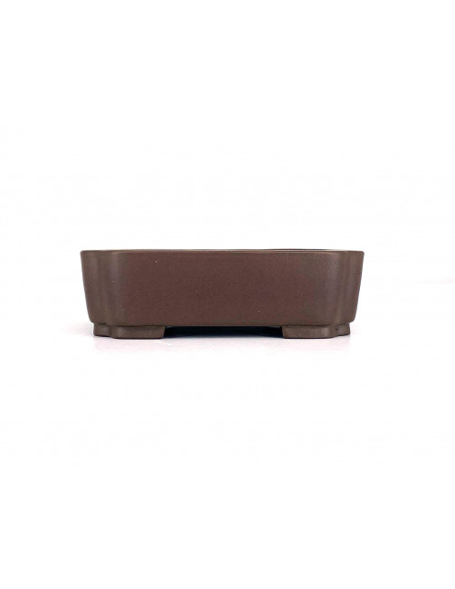 Tiesto rectangular 17.5 cm CD23 Yixing sin esmaltar