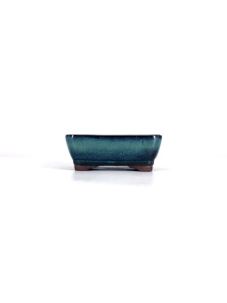 Tiesto rectangular 16 cm  verde agua CA34/3V
