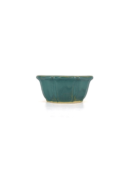 Tiesto hexagonal 11 cm verde agua CA22/2VA Tiesto hexagonal 11 cm verde agua CA22/2VA